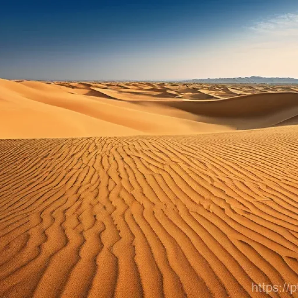 시리아의 사막 투어 - **"Echoes of Ancient Civilizations in the Syrian Dunes"**
A wide, panoramic shot of a vast, gold...